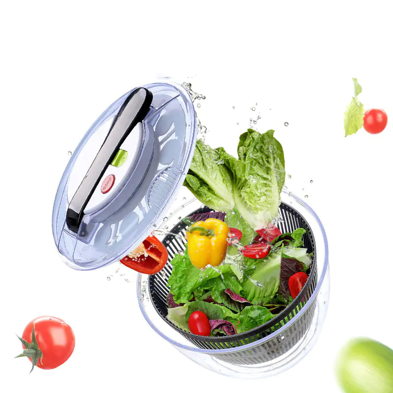 Home Salad Spinner and Vegetable Dryer for Kitchen Generous 5-Liter Capacity - product feature