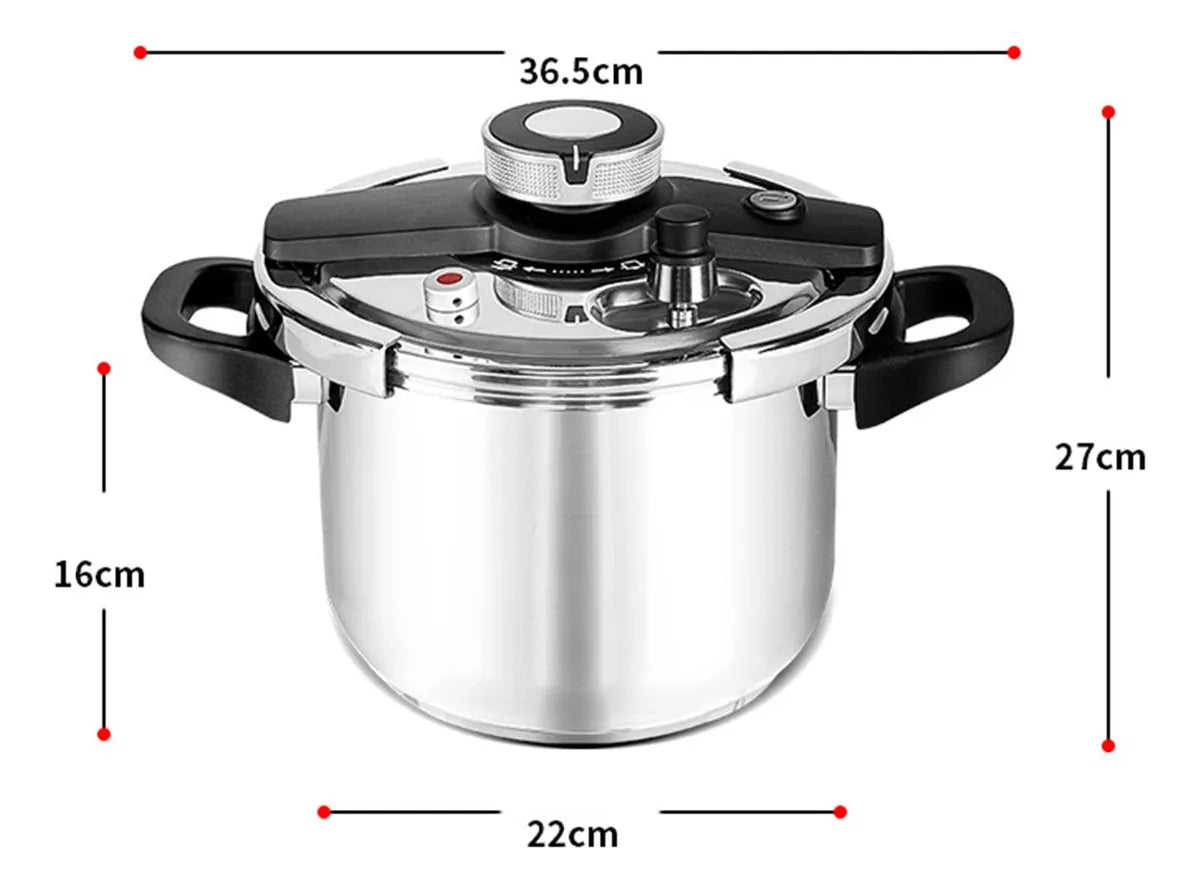 304 Stainless Steel Pressure Cooker for Home Use Ergonomic Design & Easy Handling - product feature