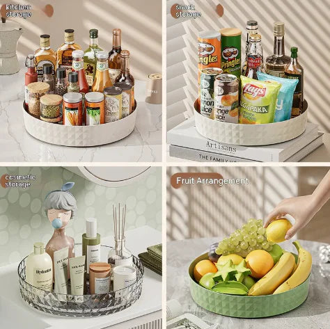 Kitchen Home Multi-function Rotating Storage Box Modular Detachable Design - product feature