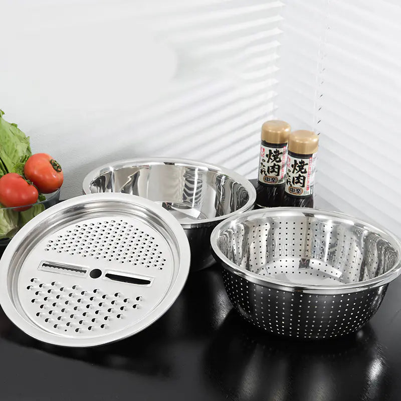 Stainless Steel Multi-Functional Vegetable Slicer Set - high-quality product