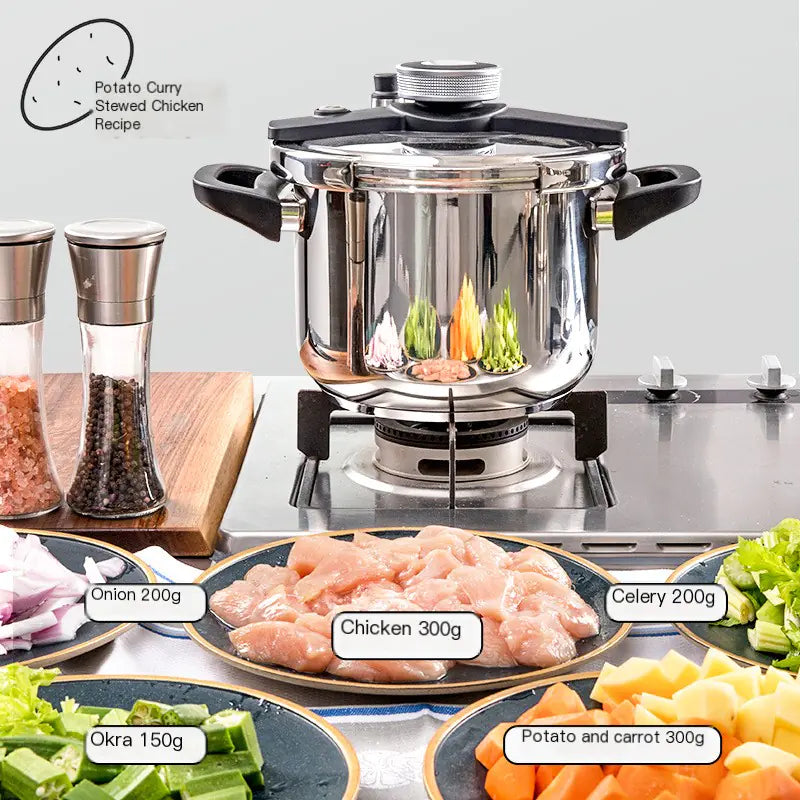 304 Stainless Steel Pressure Cooker for Home Use - high-quality product